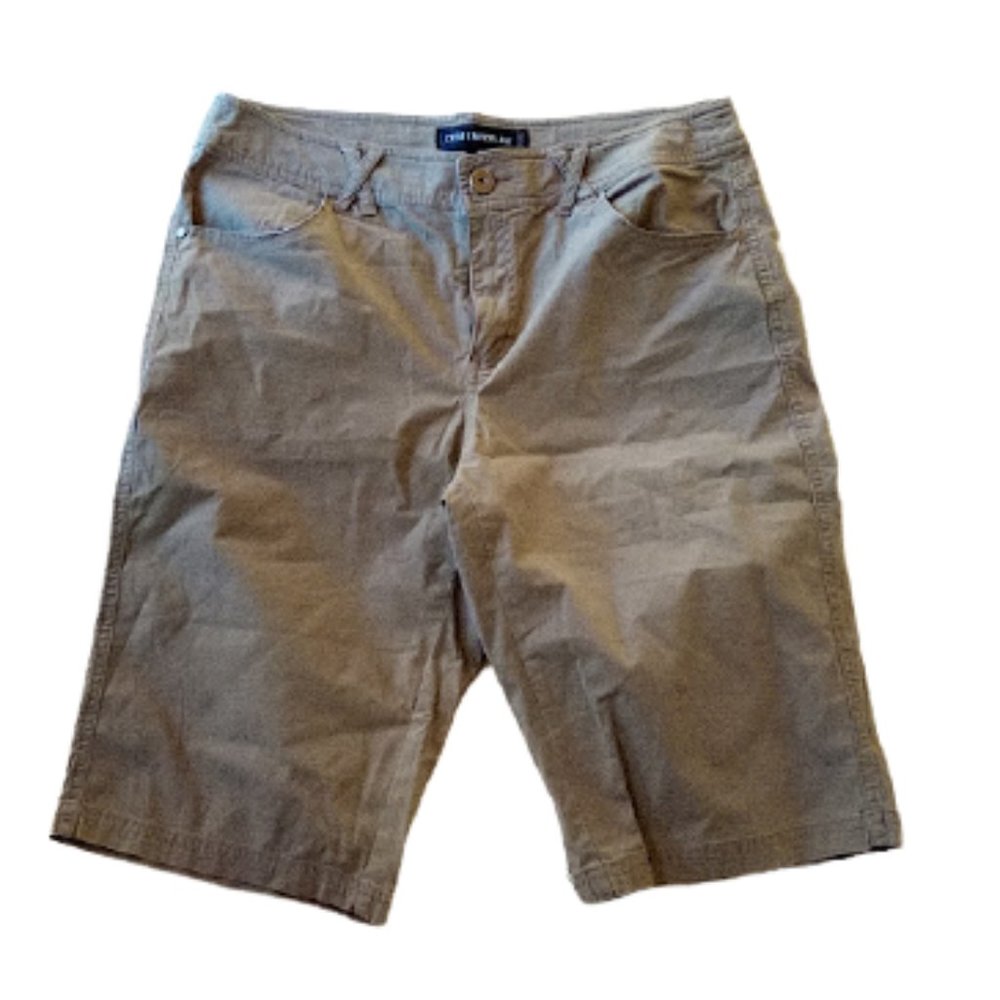 ---   Beige Cotton Shorts Size 6